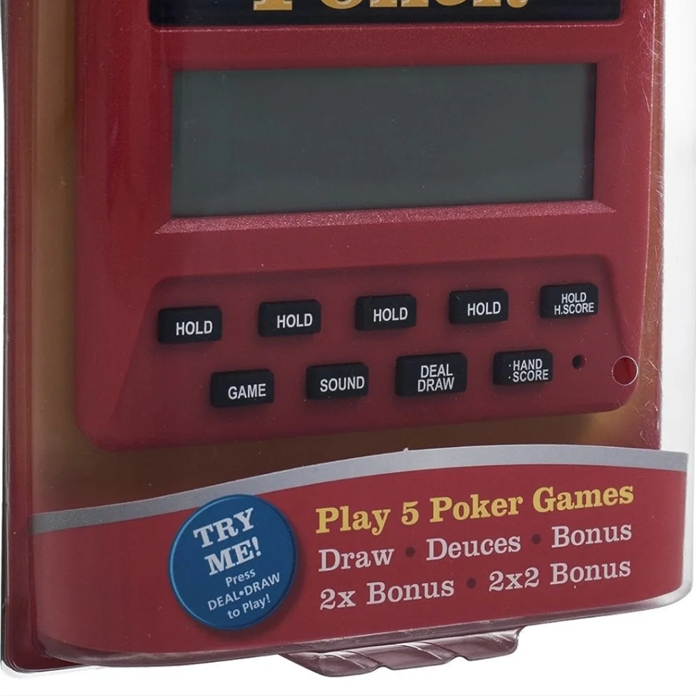 2012 REC ZONE HANDHELD ELECTRONIC POKER GAME BNWT Still Sealed in Package!